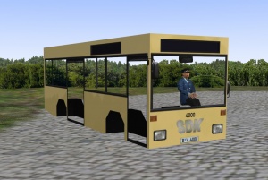 Bus nun mit Kennzeichen
